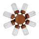 Vintage wall spice wheel digsmed teak 1964