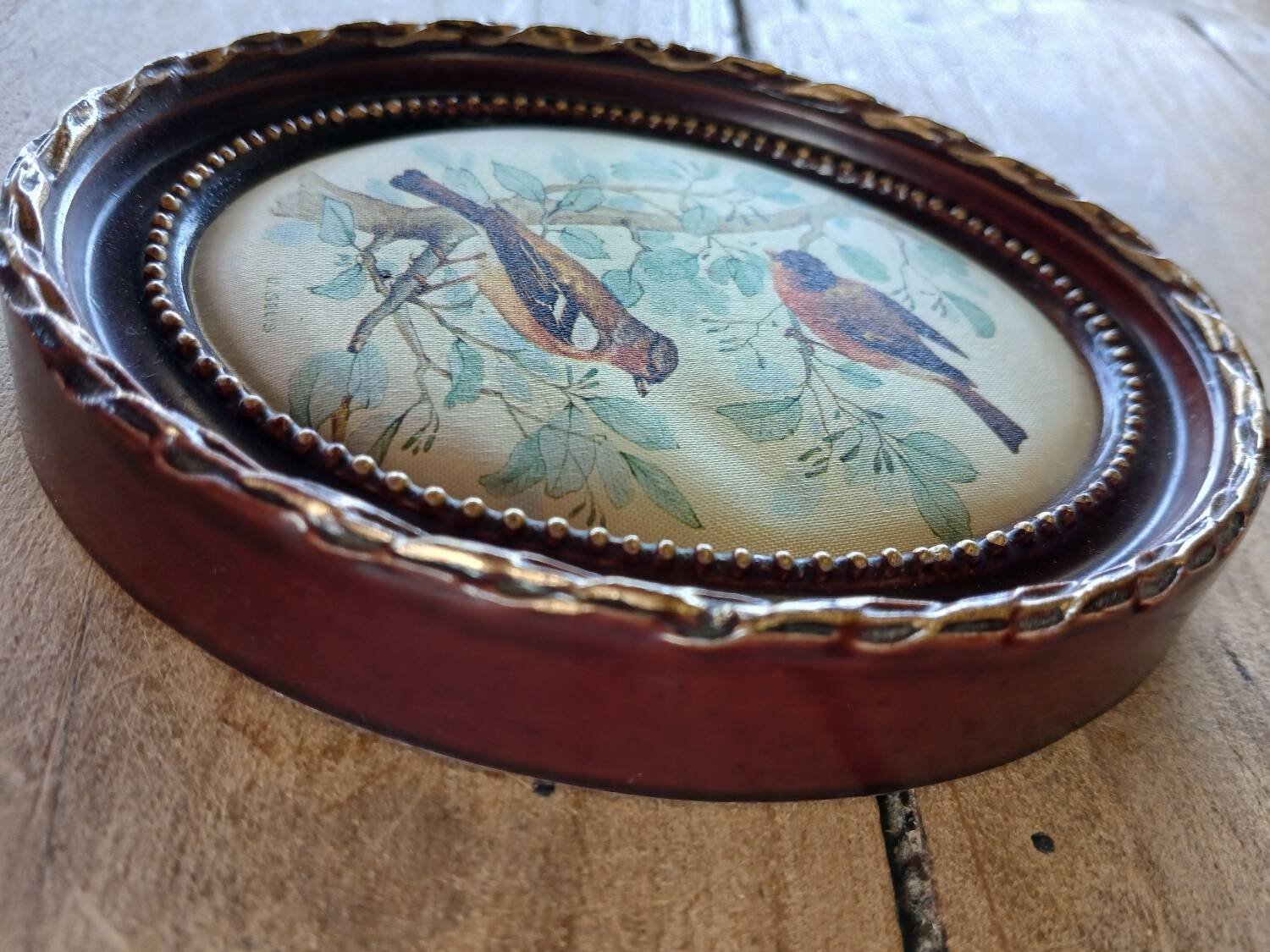 Miniature painting on silk