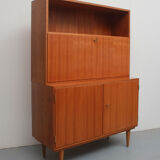 1960s secretary combination in walnut