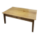 Large antique coffee table in solid wood, farmhouse style – 1 drawer –