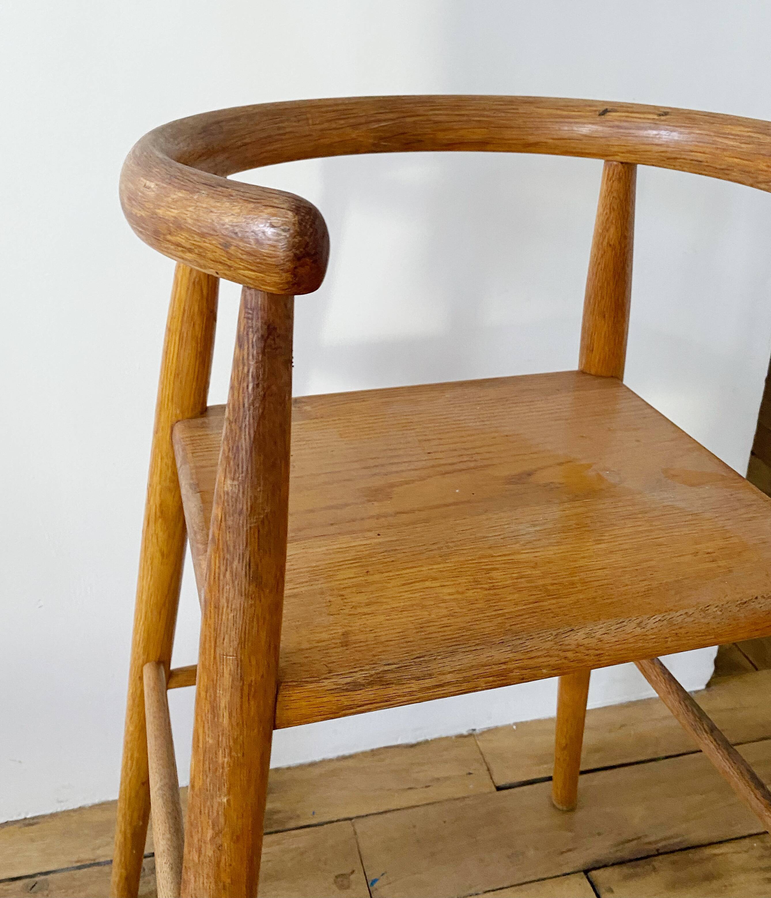 Children's high chair by Nanna Ditzel for Kold Savvaerk