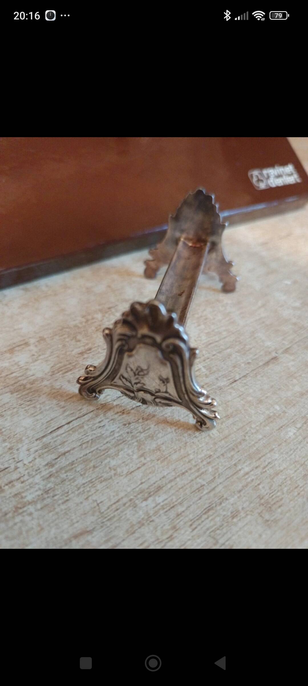 12 silver-plated metal knife rests Ravinet d'Enfert