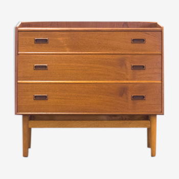 Vintage teak and oak chest of drawers