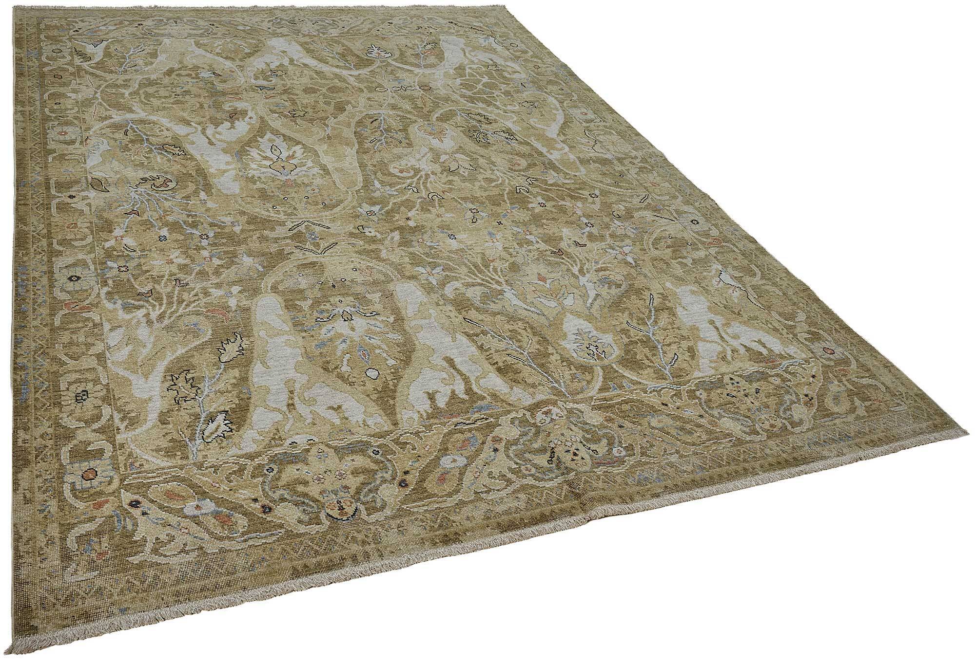 Turkish Handcrafted Loom Oushak Rug 206 cm x 294 cm
