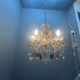 Crystal Beaded Italian Chandelier 1950/60’s
