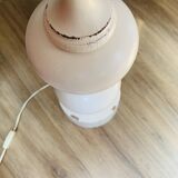 Large turned wooden lamp base