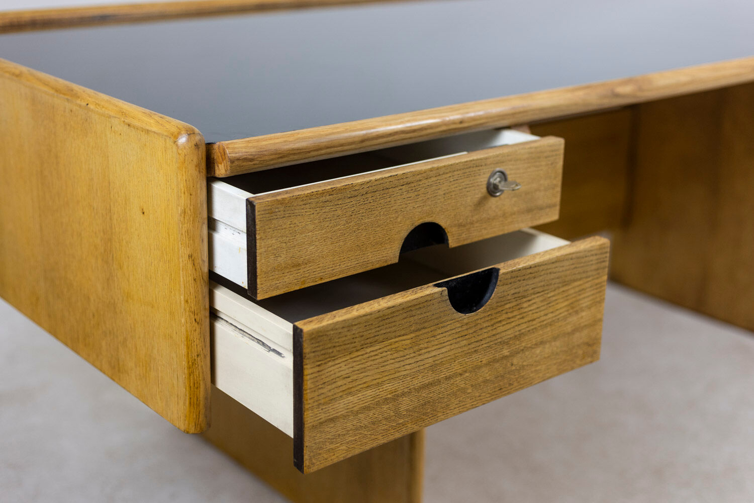 Oak desk, 1970s