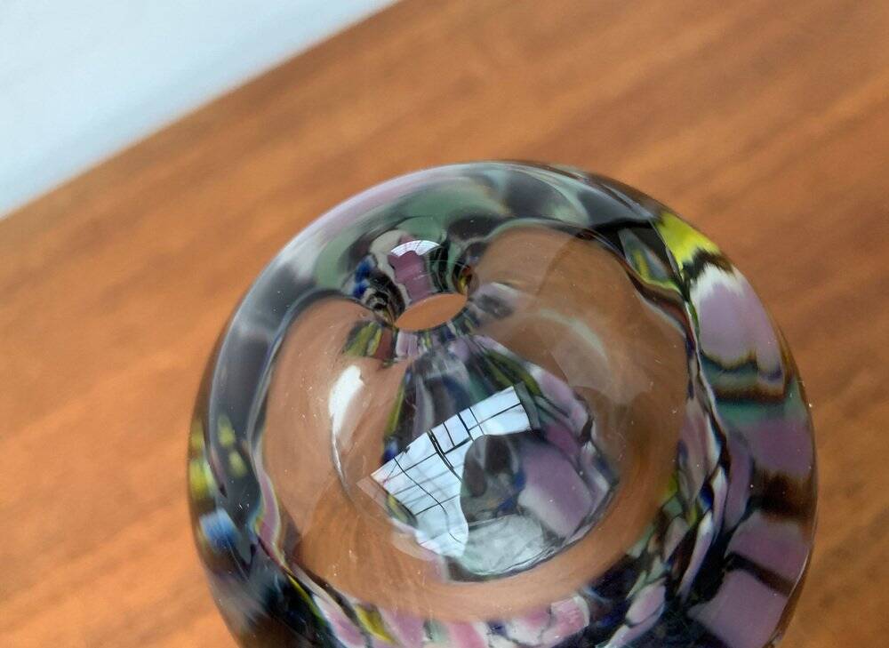 Postmodern glass vase by Hans Jürgen Richartz for Richartz Art Collection, 1980s.