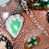 Brown Murano Glass Ashtray / Catchall by Fratelli Toso with Murrines