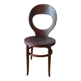 Baumann chair model Mouette in dark wood