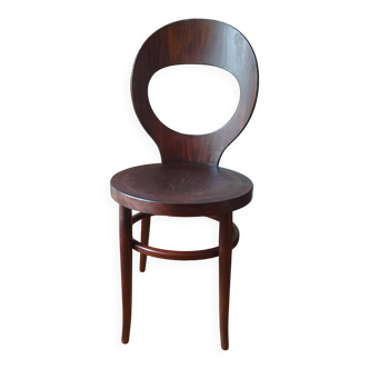 Chaise Baumann modèle Mouette en bois foncé