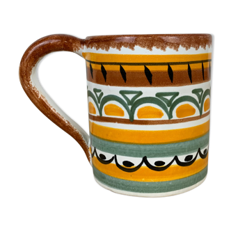 Mug Henriot Quimper ceramic