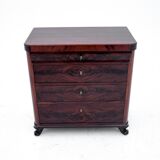 Mahogany chest of drawers, Northern Europe, circa 1860.
