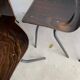 Lot de 6 chaises en bois de rose Eromes