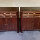 Pair of Louis XVI style mahogany sideboards