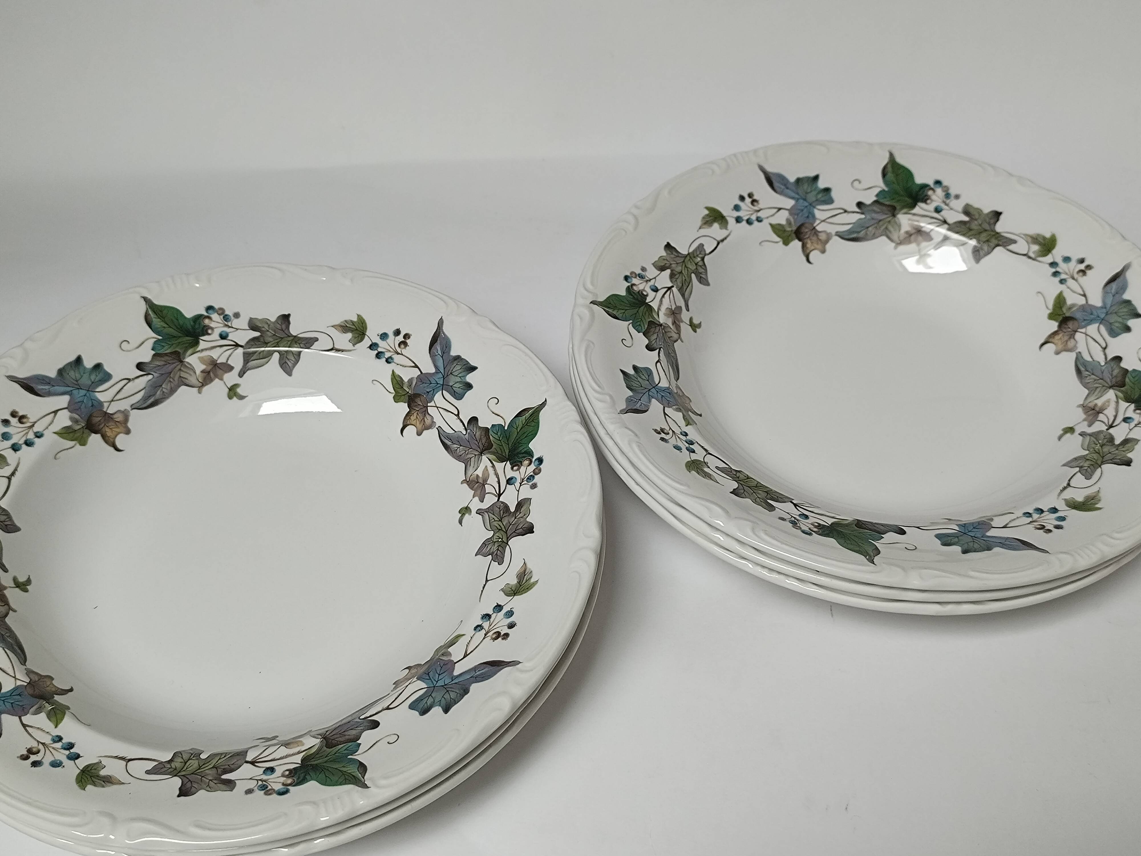 Royal China Vigo porcelain soup plates