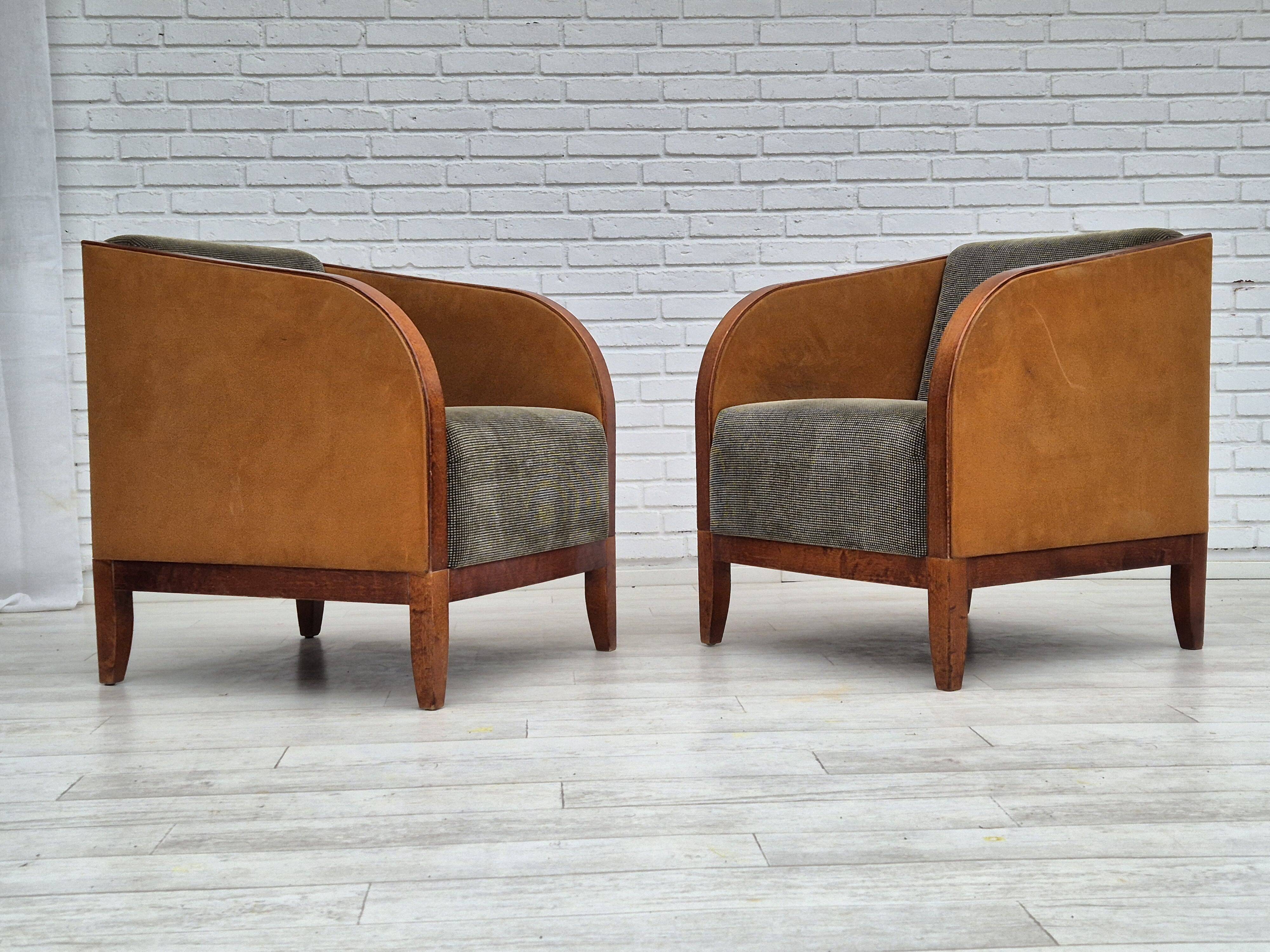 Années 1970, chaise longue scandinave, très bon état d'origine, style art déco.