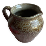 Glazed stoneware jug pitcher