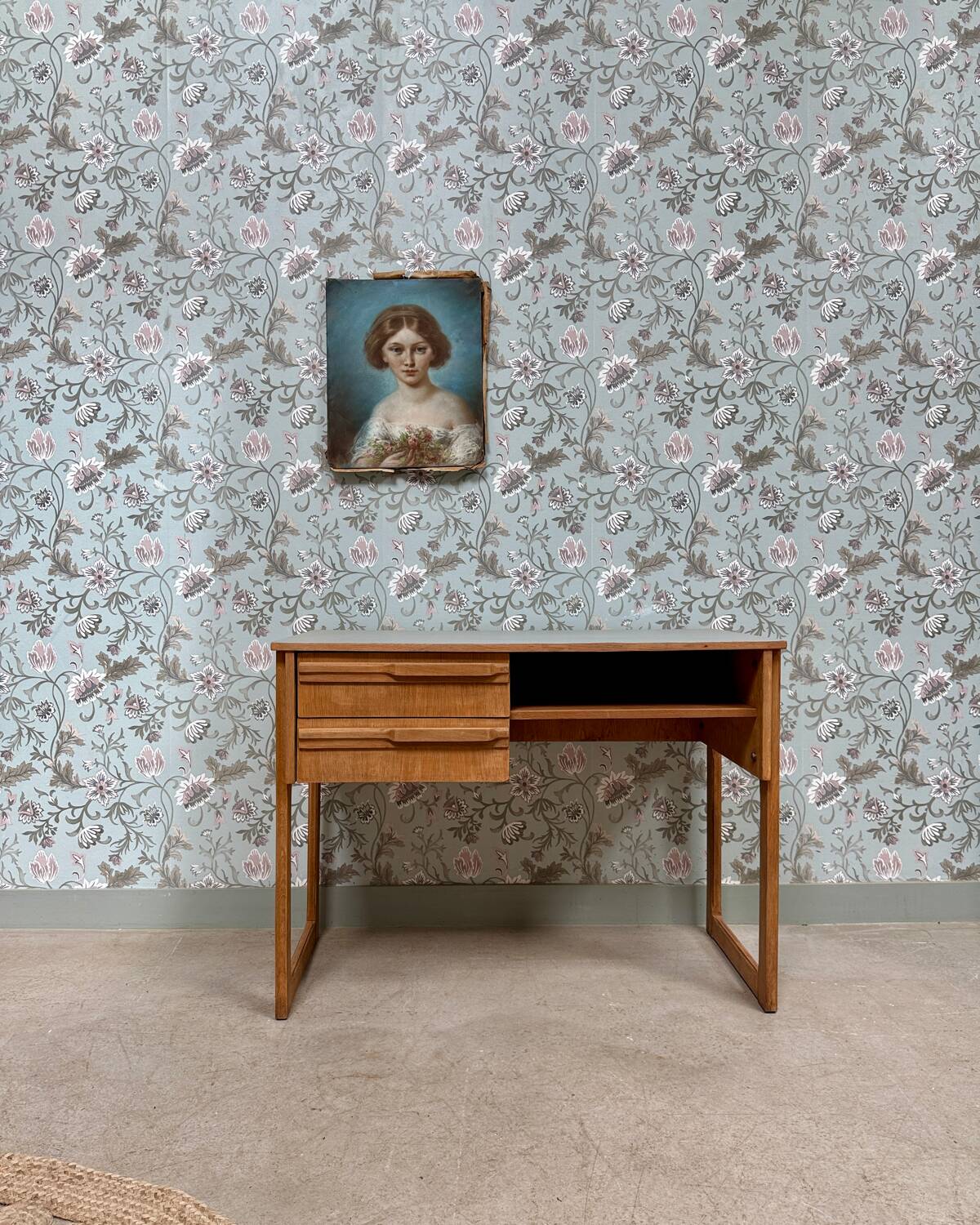 Oak desk from the 70s (renovated)