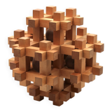 Japanese wooden puzzle sculpture by Sori Yanagi for Kumiki from the 1970s.