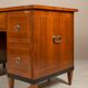Bureau Biedermeier en placage de noyer, Allemagne, vers 1830