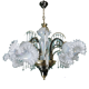 Italian murano glass chandelier