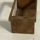 Brutalist condiment service in wood – Mid-Century 1950s