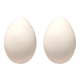 Murano glass egg lamps, 1970s, set of 2
