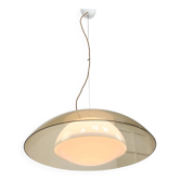 Rare UFO Space Age Lamp from Guzzini in Light Brown, 1970s