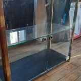 Vitrine laiton style art déco
