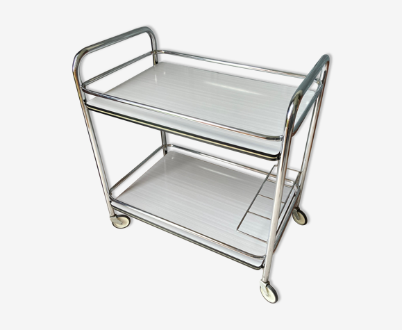 Desserte vintage chrome et formica