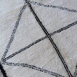 White Marmoucha Moroccan rug - 245 x 154 cm