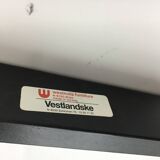 Mid-Century design black leather lounge chair by Ingmar Relling for Westnof