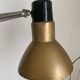 Lampe vintage 1950 industrielle Super Chrome champagne - 55 cm