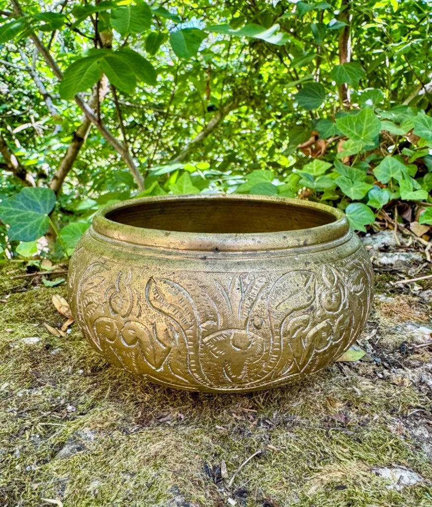Nepalese brass vase