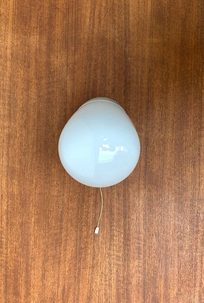 Applique murale allemande du milieu du siècle en verre et céramique par Wilhelm Wagenfeld pour Lindner