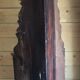 Shapely 19th century patina old two-door and 3 shelves