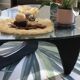 Table basse Isamu Noguchi  bois et verre