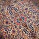 Handmade antique Persian Kerman rug 128cm x 210cm 1920s