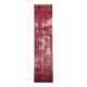 3x11 Shade Of Wine Red Handmade Turkish Vintage Runner Rug