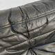 Togo in black leather by Ligne Roset