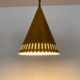 Swedish Mid-Century Modern brass pendant lamp