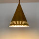 Swedish Mid-Century Modern brass pendant lamp