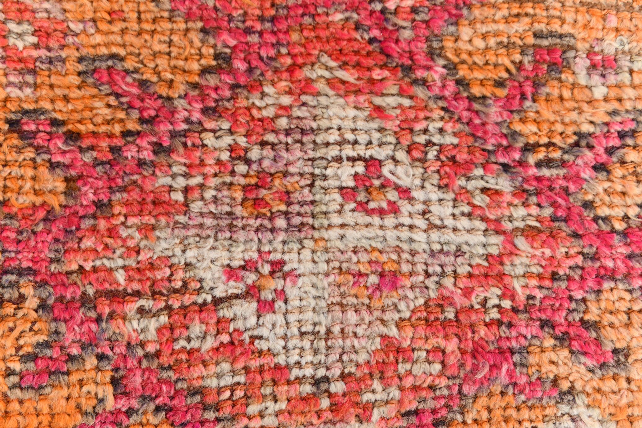 Orange Beige Turkish Runner Rug 80x369Cm SK 23759