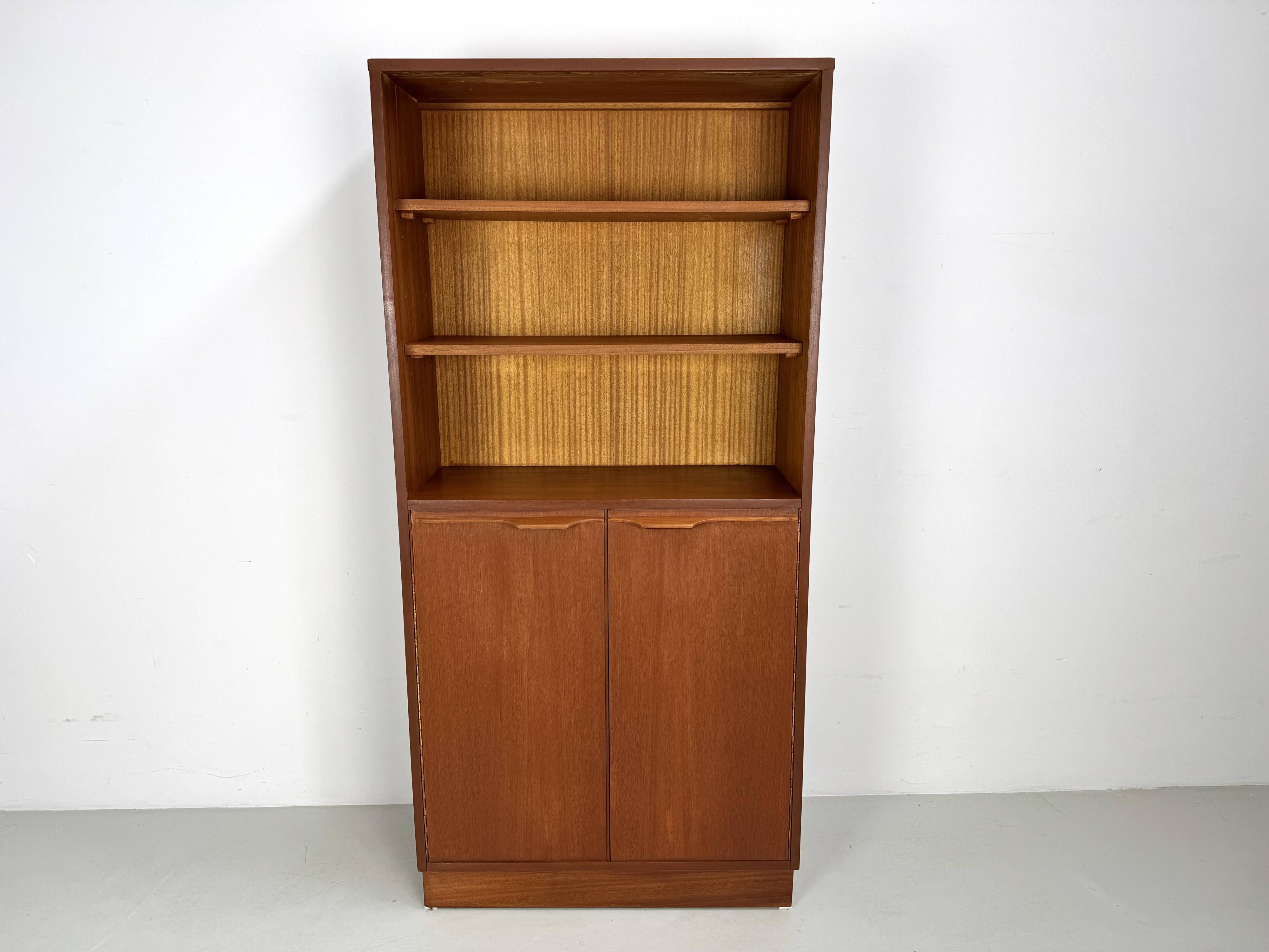 Vintage Danish teak bookcase from the 1960s.