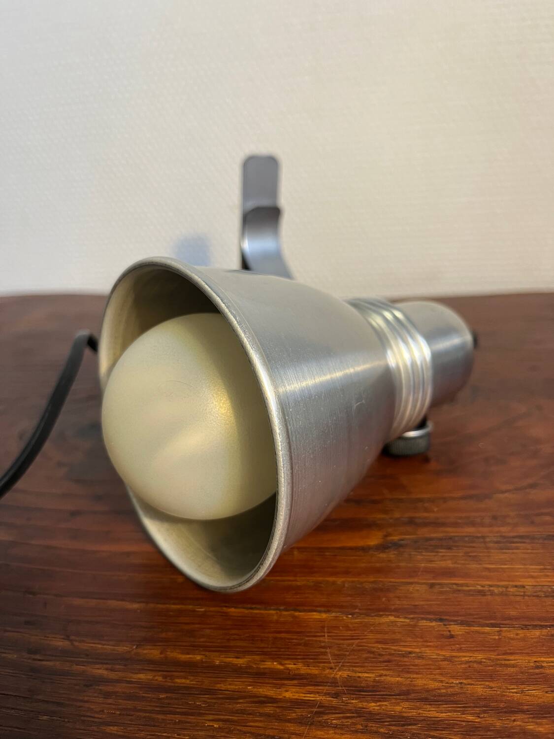 80s clip-on aluminum spotlight