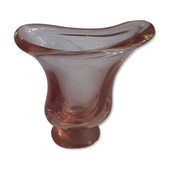 Sèvres crystal vase "Chameleon" 1970