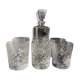 6 whisky glasses and 1 crystal decanter