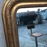 Louis Philipe mirror in 1m47 period gilded wood