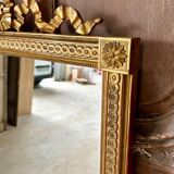 Miroir doré Louis XVI
